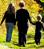 pensionist med børnebørn